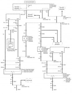 Acura RL - wiring diagram - warning device (part 3)