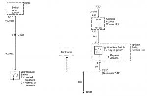 Acura RL - wiring diagram - warning indicators (part 4)