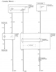 Acura RL - wiring diagram - wiper/washer (part 6)