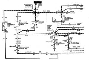 Ford F53 - wiring diagrams - courtesy lamps (part 1)