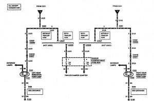 Ford F53 - wiring diagrams - hazard lamp (part 3)