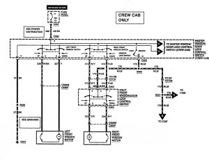 Ford F53 - wiring diagrams - power windows (part 2)