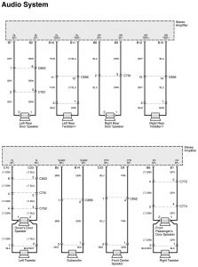 Acura RL - wiring diagram - audio (part 5)