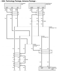 Acura RL - wiring diagram - audio (part 8)