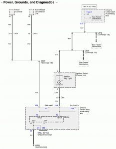 Acura RL - wiring diagram - body control (part 2)