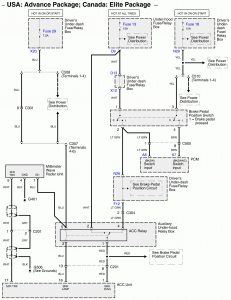 Acura RL - wiring diagram - collision mitigation brake system (part 3)