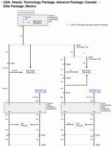 Acura RL - wiring diagram - heated seats (part 1)