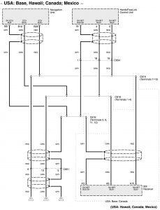 Acura RL - wiring diagram - navigation system (part 2)