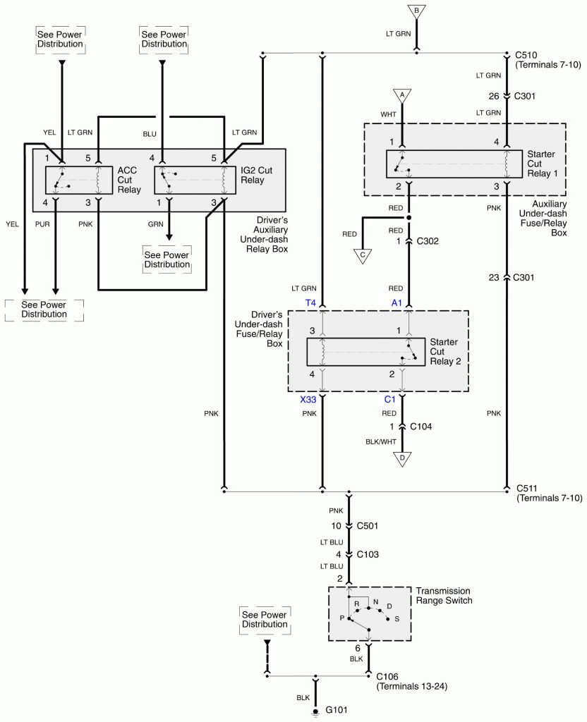 Acura RL (2011) wiring diagrams starting Carknowledge.info