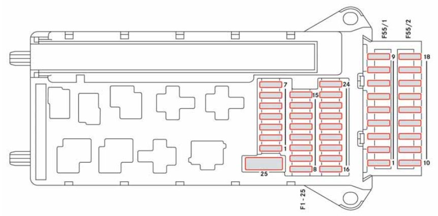 Dodge Sprinter 2008 2009 Fuse Box Diagram