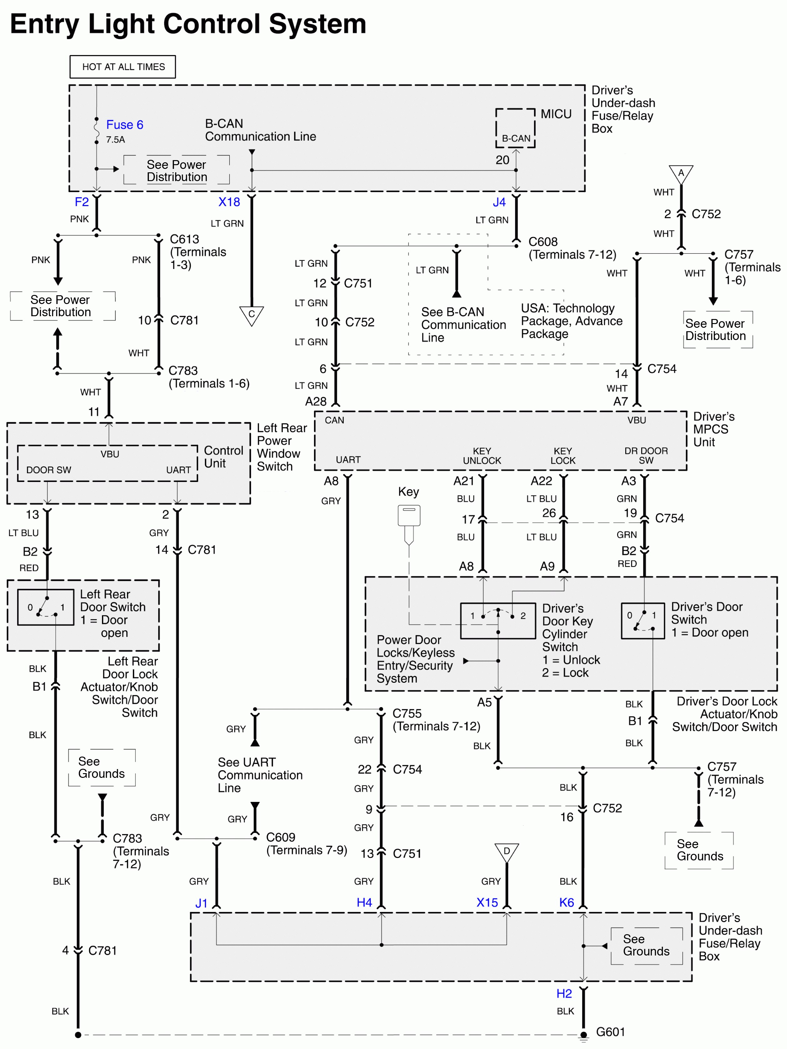 Acura Rl  2011  - Wiring Diagrams