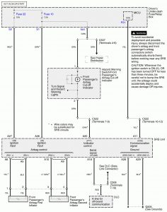 Acura RL - wiring diagram - seat belts (part 1)