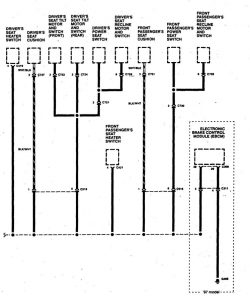 Acura SLX - wiring diagram - ground distribution (part 12)