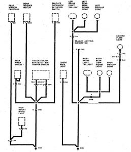 Acura SLX - wiring diagram - ground distribution (part 13)