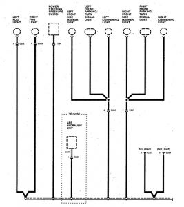 Acura SLX - wiring diagram - ground distribution (part 5)