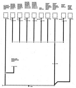 Acura SLX - wiring diagram - ground distribution (part 6)