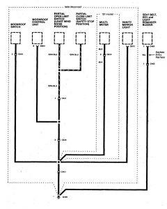 Acura SLX - wiring diagram - ground distribution (part 7)