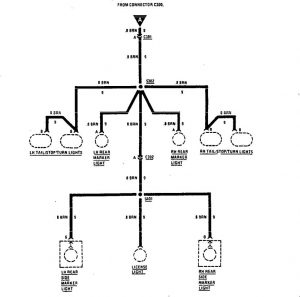Acura SLX - wiring diagram - light switch (part 3)