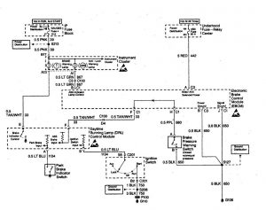 Chevrolet Astro - wiring diagram - brake controls (part 1)