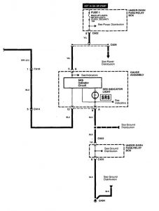 Acura CL - wiring diagram - air bags (part 2)