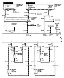 Acura CL - wiring diagram - audio (part 1)