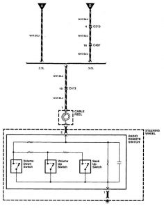 Acura CL - wiring diagram - audio
