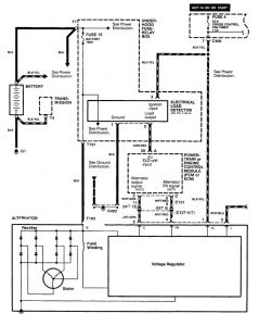 Acura CL - wiring diagram - charging system (part 1)