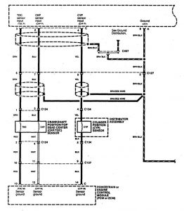 Acura CL - wiring diagram - fuel controls (part 3)