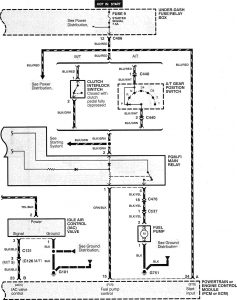 Acura CL - wiring diagram - fuel controls (part 2)