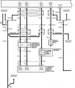 Acura CL - wiring diagram - fuel controls (part 3)
