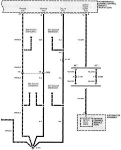 Acura CL - wiring diagram - fuel controls (part 4)
