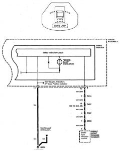 Acura CL - wiring diagram - indicator lamp (part 2)