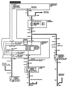 Acura CL - wiring diagram - key warning (part 2)