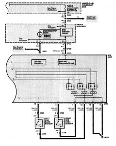 Acura NSX - wiring diagram - air bag (part 2)