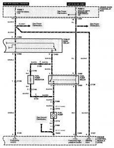 Acura NSX - wiring diagram - fuel controls (part 2)
