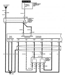 Acura NSX - wiring diagram - fuel controls (part 3)