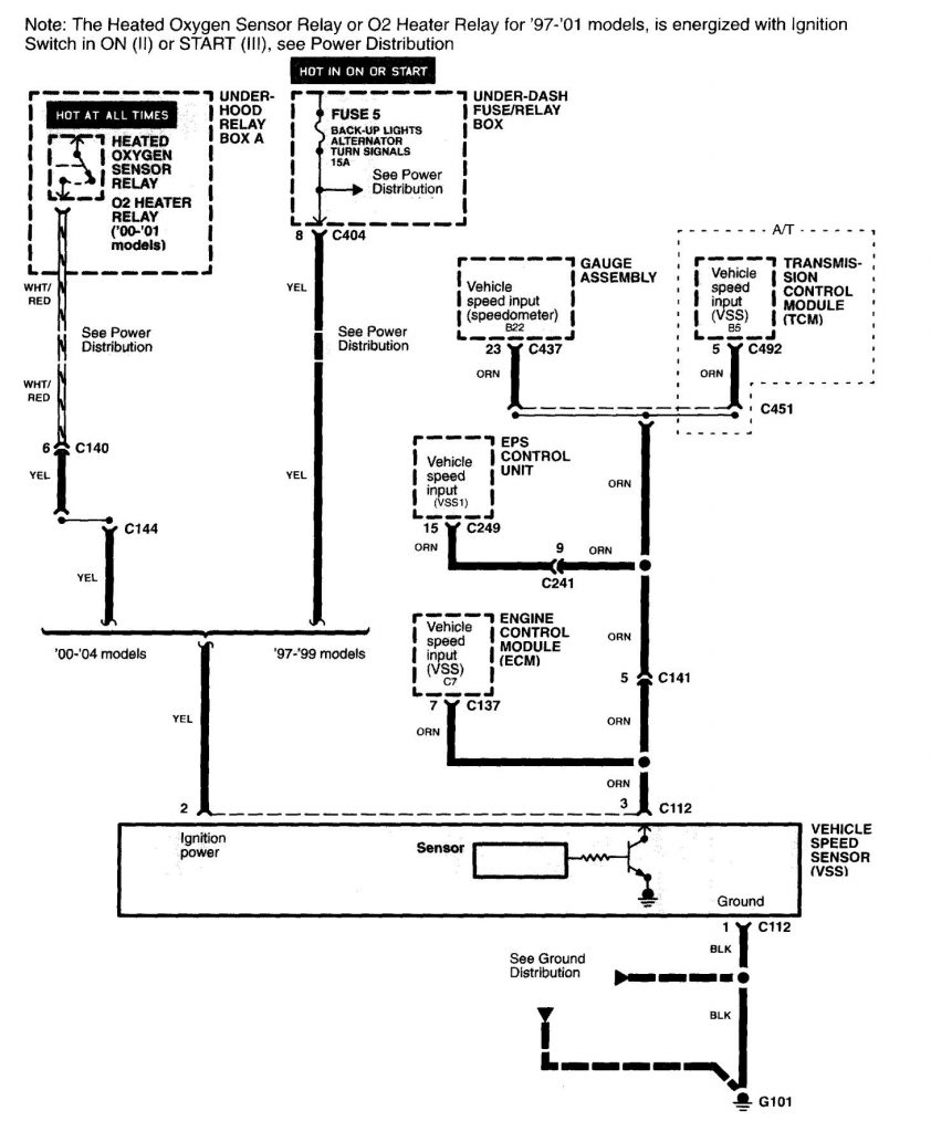 Acura NSX (1997 2005) wiring diagrams fuel controls