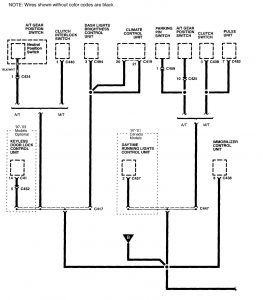 Acura NSX - wiring diagram - ground distribution (part 9)