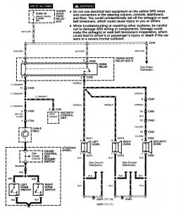 Acura NSX - wiring diagram - horn