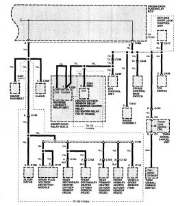 Acura NSX - wiring diagram - power distribution (part 8)