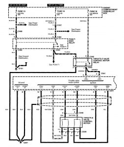 Acura NSX - wiring diagram - speed control (part 3)