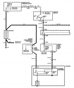Acura NSX - wiring diagram - starting (part 1)