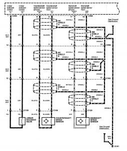 Acura NSX - wiring diagram - transmission controls (part 5)