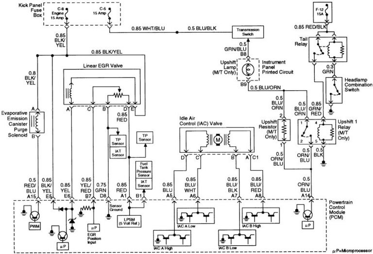 Acura SLX (1998 1999) wiring diagrams fuel controls