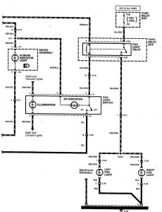 Acura SLX - wiring diagram - headlamps (part 2)