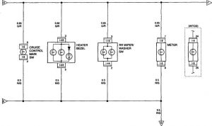 Acura SLX - wiring diagram - interior lighting (part 3)