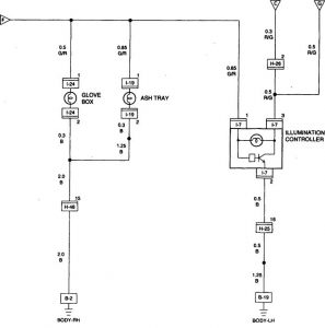 Acura SLX - wiring diagram - interior lighting (part 4)