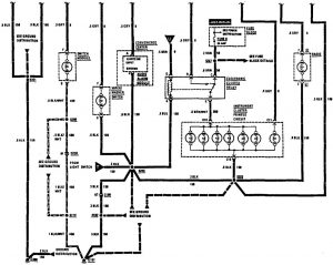Acura SLX - wiring diagram - interior lighting dimming (part 2)