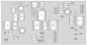 Buick LaCrosse - wiring diagram - fuse box diagram - engine compartment