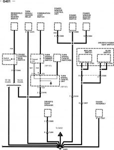 Acura NSX - wiring diagram - ground distribution (part 10)